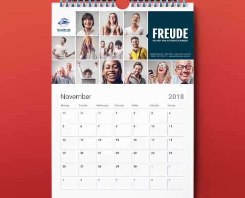 Werbegeschenk Kalender für Autohaus