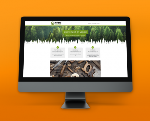 Webportal Entwicklung "Zimmerei Moch"