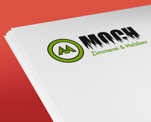 Design eines Logos für Zimmerei Moch