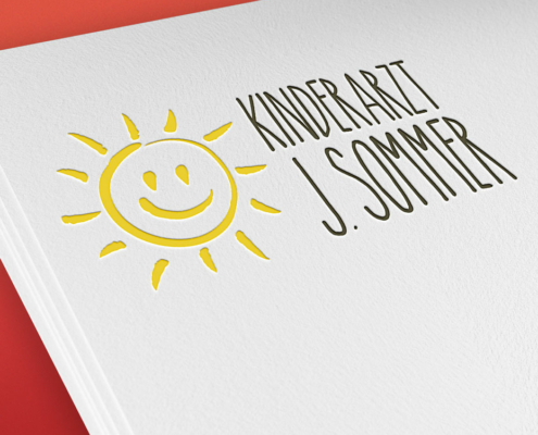 Kinderarzt J. Sommer - Logodesign von Letus