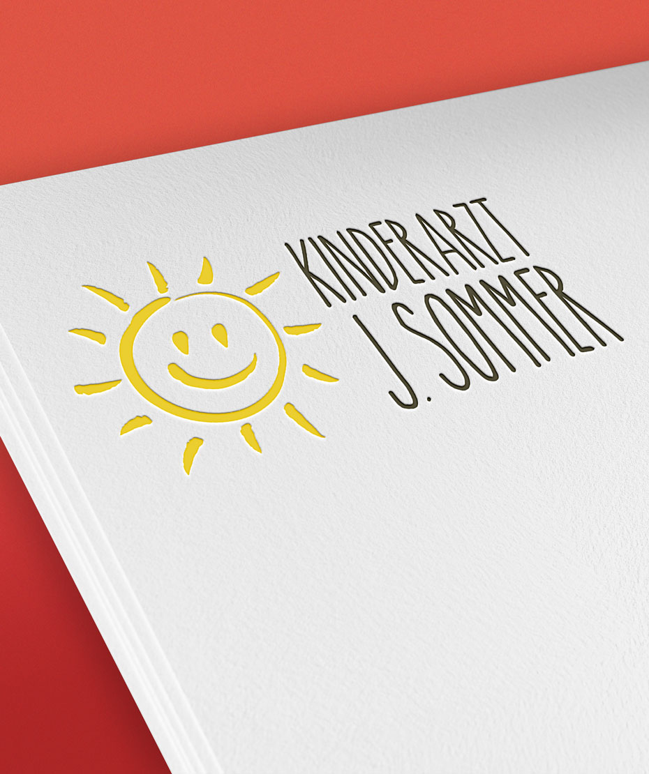 Kinderarzt J. Sommer - Logodesign von Letus