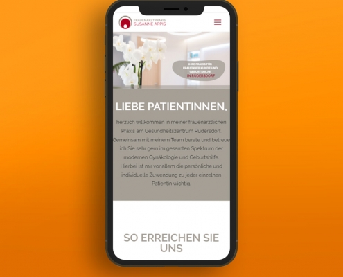 Responsive-Webdesign für Praxis "Appis"